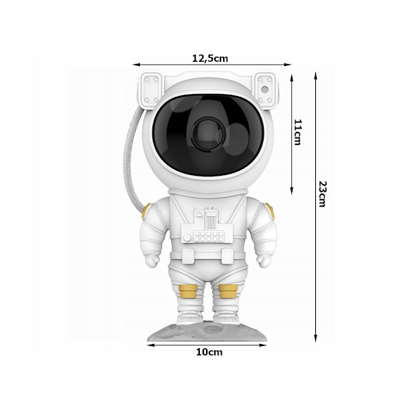 Galaxy Lamp Astronaut - Star Projector with LED and Remote Control 600