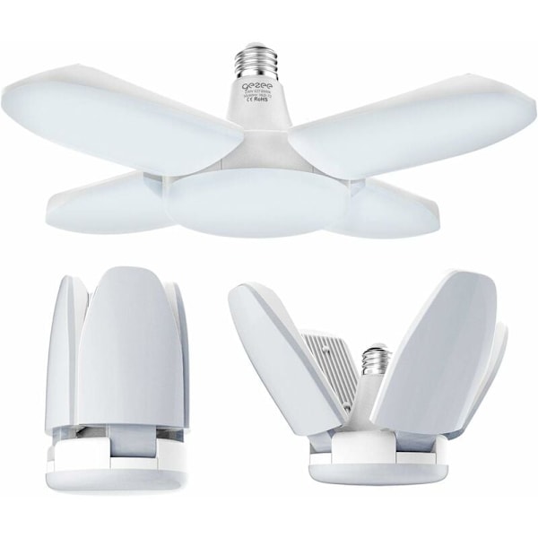 LED-autotallivalo, 60 W E27 6500 K 6000 lm työpajan kattovalaisin autotalliin,...