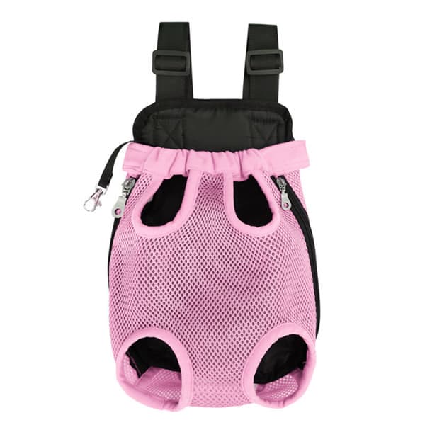 Pink Pet Carrier, Dog Backpack, Adjustable Pet Front Cat Dog