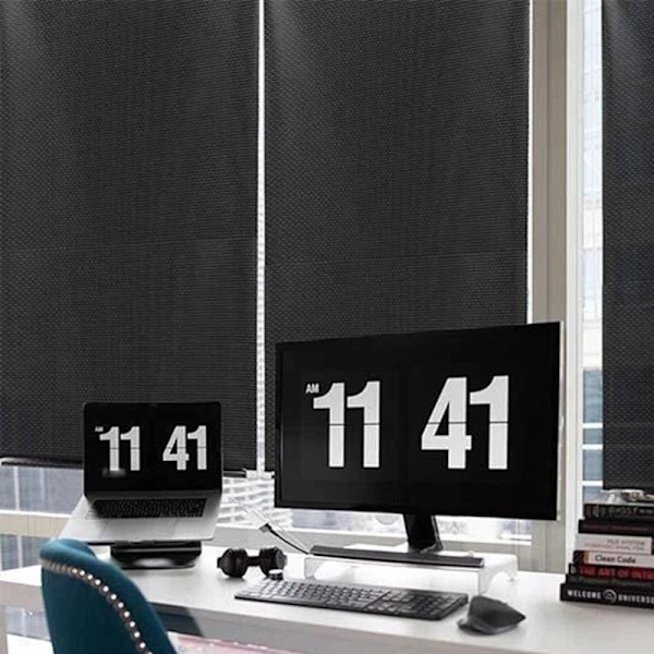 Sugkopp Fönstergardin Visir Ingen Borrning Bil Hem Badrum Solskydd Svart Black 45*125cm
