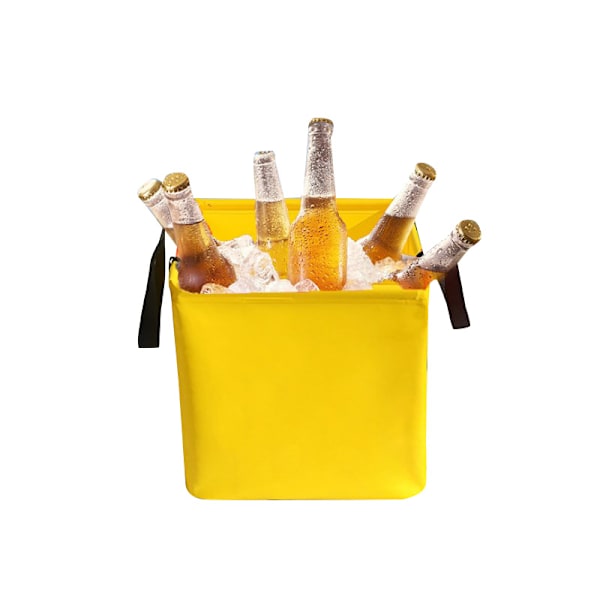 Vikbar vattenhink för utomhusbruk, camping, picknick, praktisk fiskehink, resehink med stor kapacitet, vikbar vattenhink i PVC
