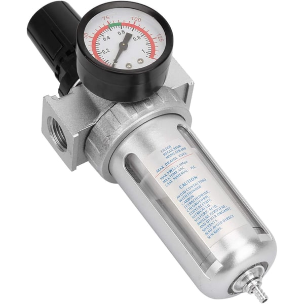 BSP 1/2" filterregulator Luftkompressor Fuktvattenfälla Filterregulator med monteringsanslutning Tryckregulator för luftkompressorer