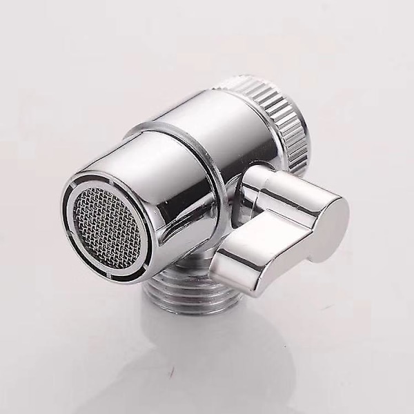 Kranadapter för kök, diskbänk, splitter, avledare, ventil, vattenkran, koppling för toalett, bidé, dusch, kök, 1 st