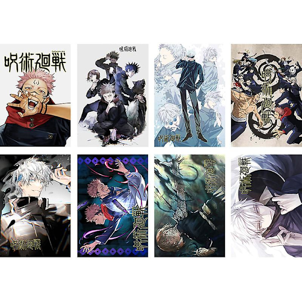 Jujutsu Kaisen -juliste 8st A3-kokoinen