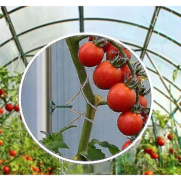Paket med 50 växthusklämmor - Växthusklämmor - Enkel installation Litet växthus Svart plastklämma Stabilt spänne för korg Blomkruka 50st