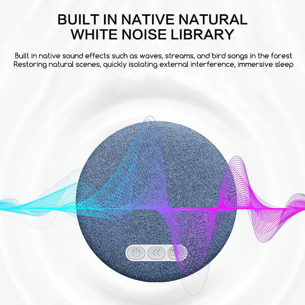 Bluetooth-søvnhøyttaler med hvit støy, volumkontroll og søvntimer [ZHE] Blue
