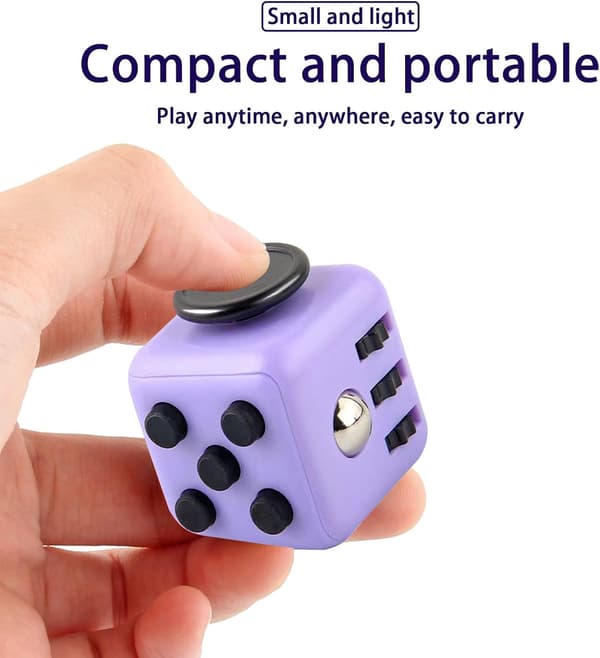 Anti-stress Fidget Toy Cube med 6 sensoriska funktioner