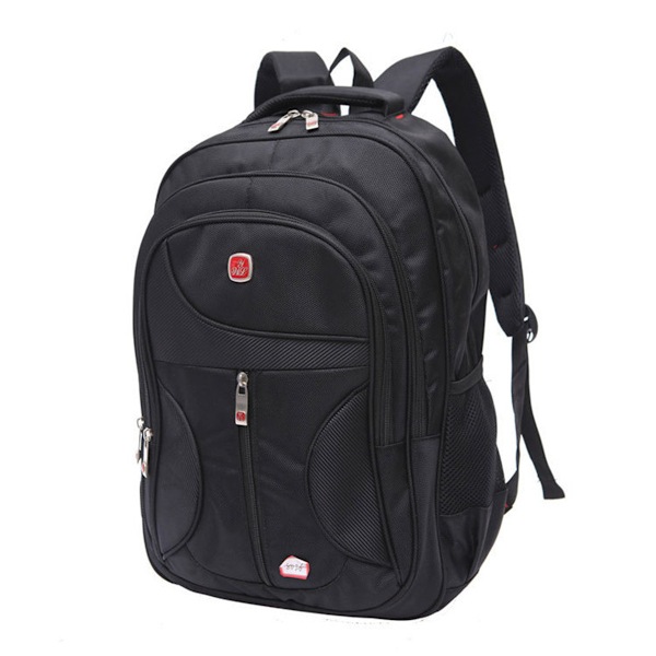 15,6\" Herrar Utomhus Nylon Vattentät Ryggsäck Väska Rese Laptop Axelväska[CH]
