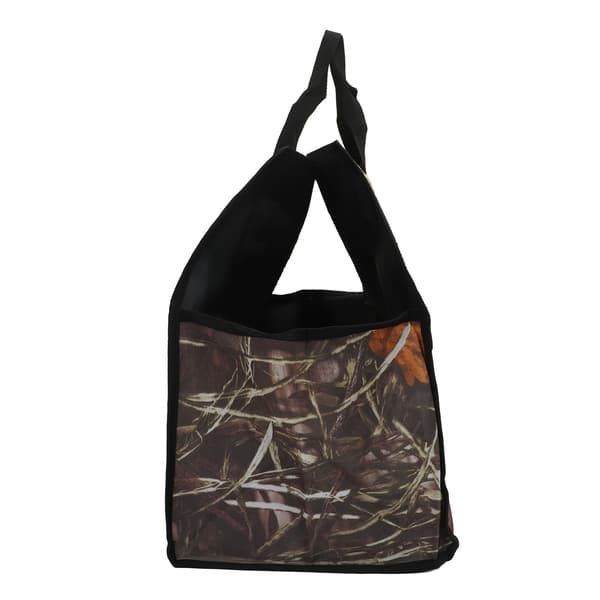 Large Capacity Oxford Cloth Firewood Carrier Bag with Reinforced Handle Leaf Camouflage