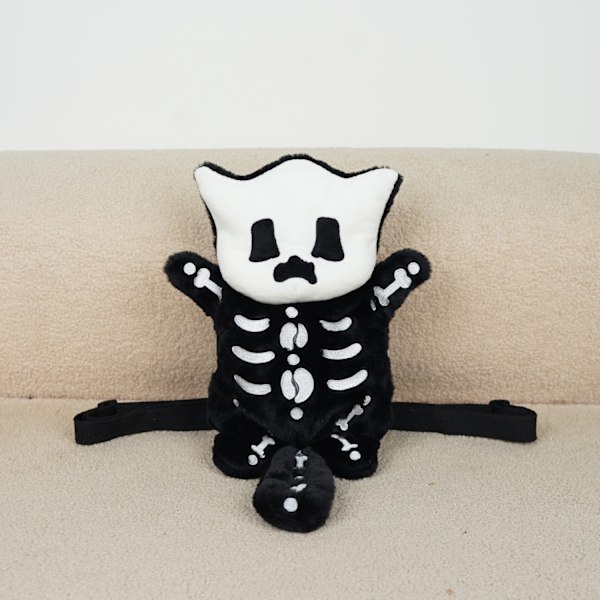 Halloween Skalle Plush Ryggsäck Skalle Plush Ryggsäck