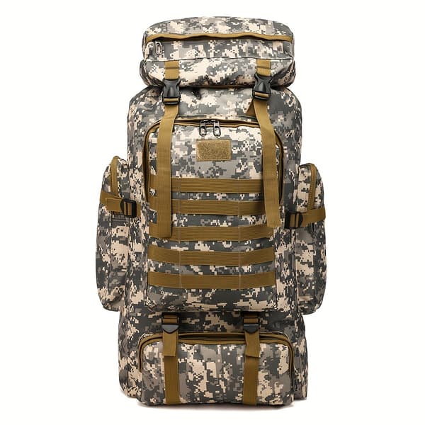Vaellusreppu polyesteri kiristysnyörisuljenta taitettava musta harmaa Not provided Black+Grey