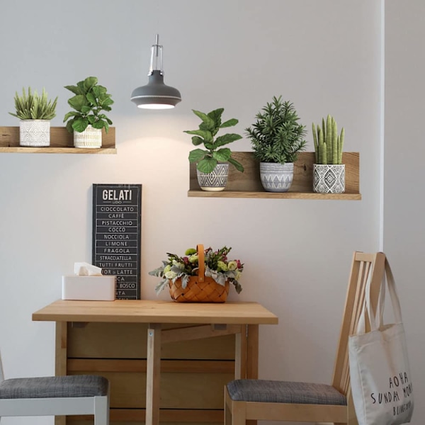 Vihreä ruukkukasvi seinätarra vedenpitävä irrotettava bonsai-tapettitarra f...