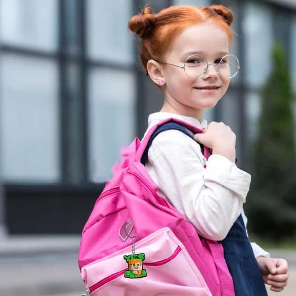 10-pack Minecraft Nyckelringar för Barn | Kalaspåsefyllning & Skolpriser [ZHE]