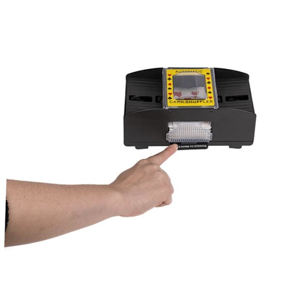 Card Shuffler - Shuffler for Deck of Cards Black Svart