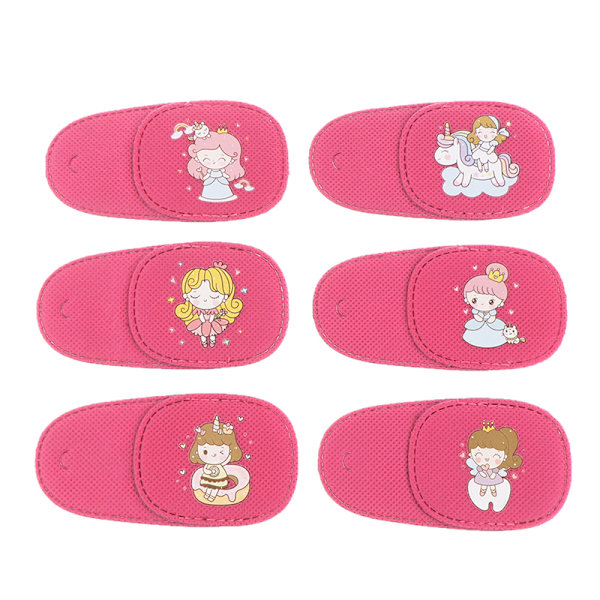 6 kpl Amblyopia-silmälappu silmälaseille lapsille ja aikuisille laiskalle silmälle Princess Right Eye