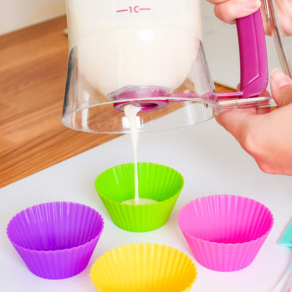Dispenser til vaffeldej Pandekagedej Ske Pandekage Blandeske Kagedej Dispenser