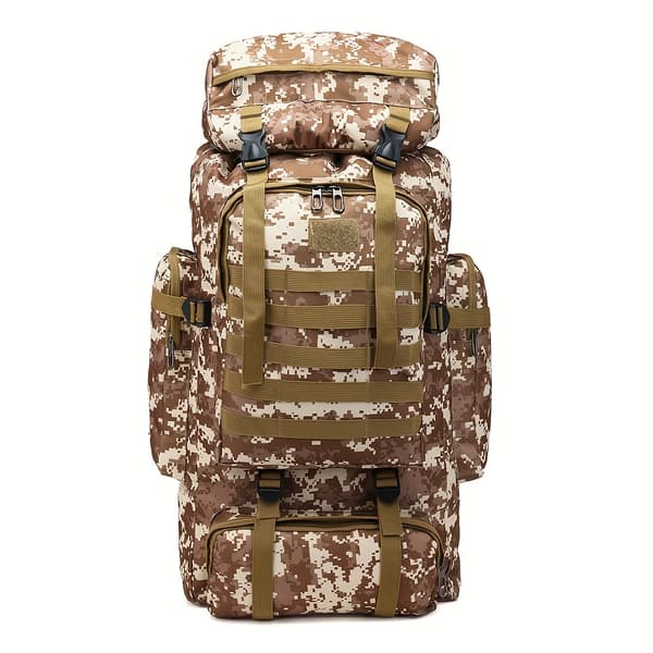 Vandretursrygsæk Polyester Snøre Sammenfoldelig Ørken Camouflage Not provided Desert Camoufla