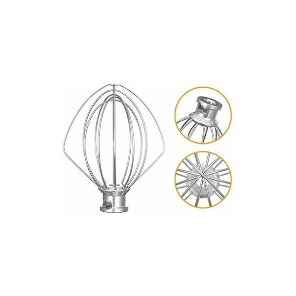5k452ww rustfri stålvisp for Kitchenaid kjøkkenmaskiner