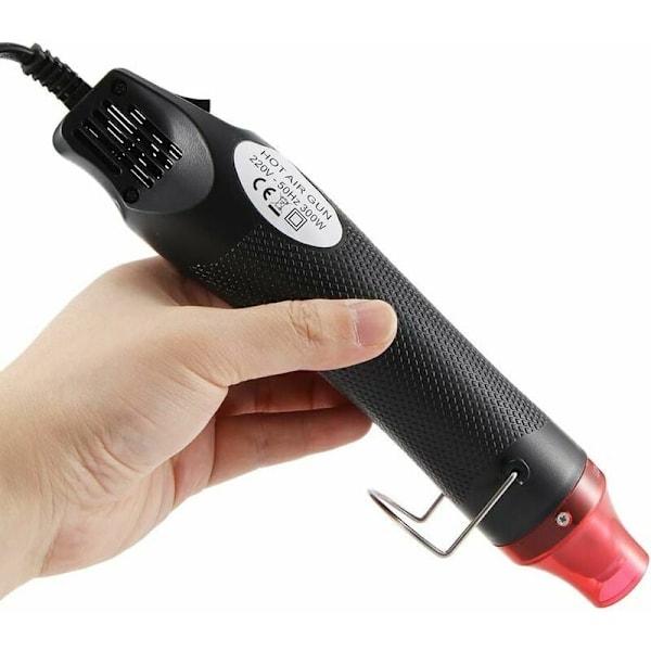 Bärbar varmluftspistol 300W hög temperatur för DIY och prägling i shri...