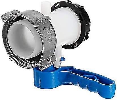IBC Tank Butterfly Ventil, DN50 Flensadapter (75mm, Aluminium) [DPD]