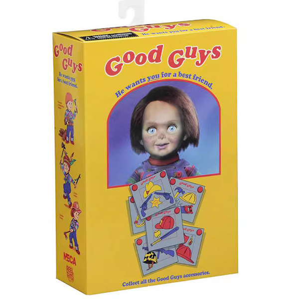 Ny Chucky Chucky kult Chucky Deluxe Edition Horror Dukke Figur Model