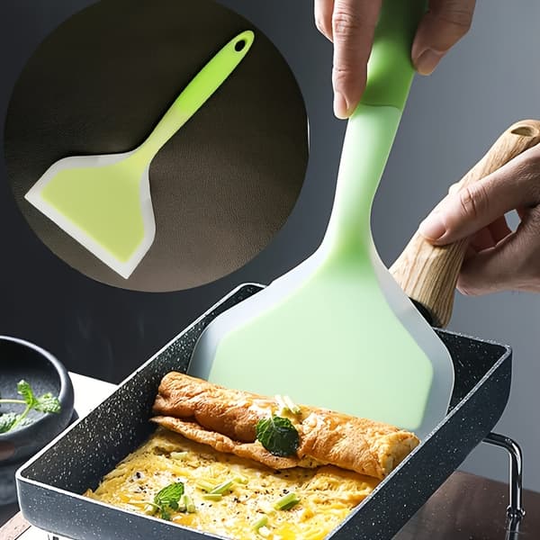 4-delt silikone spatelsæt til wokmadlavning med lækagesikkert design 4 silicone spatulas