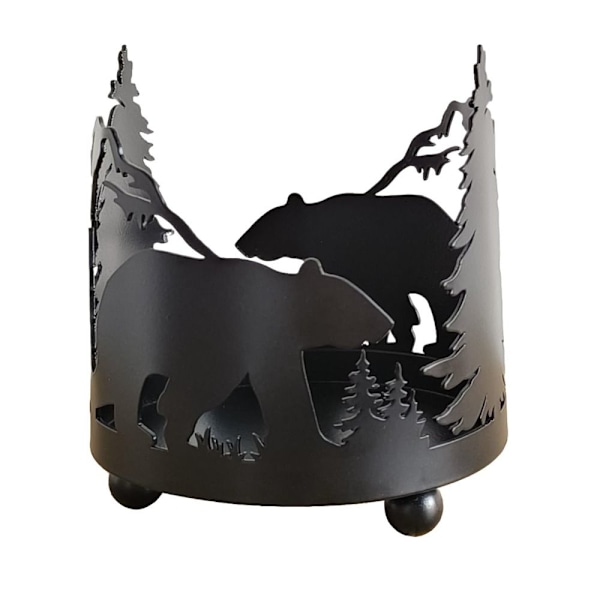 Kreativ Järnljusstake Cirkulär Ljusstake BEAR BEAR Bear Bear