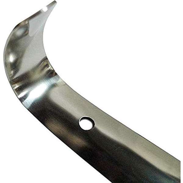Liten metallskohorn i stål, 16 cm lang - praktisk å henge, bærbar for reiser. Perfekt for daglig bruk
