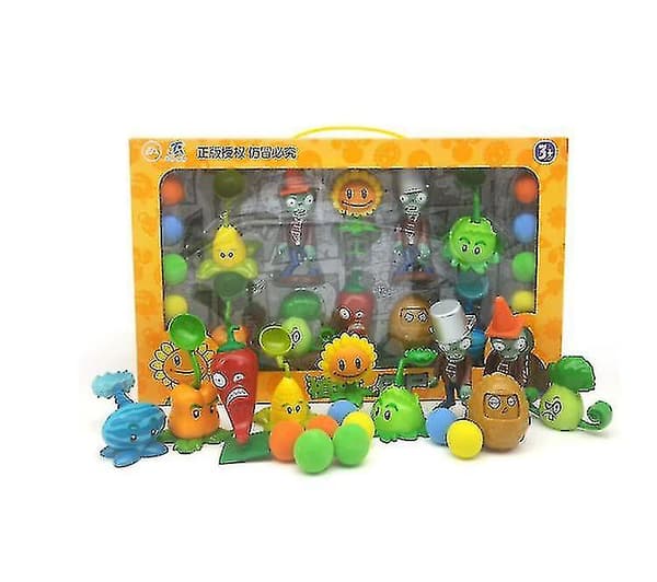 Plants vs. Zombies Lekepakke Silikon Anime Figur Barn Dukker