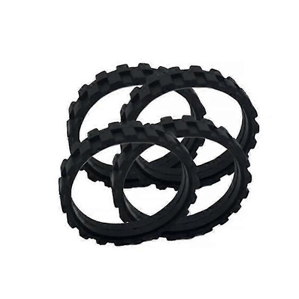 4 stk. Dekk for Irobot Roomba Robot Støvsuger Hjul Serie 500 600 700 ...
