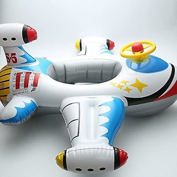 Uppblåsbar Flygplan Barn Spädbarn Småbarn Simring Flytstol Båt Pool (B Typ)[ch]