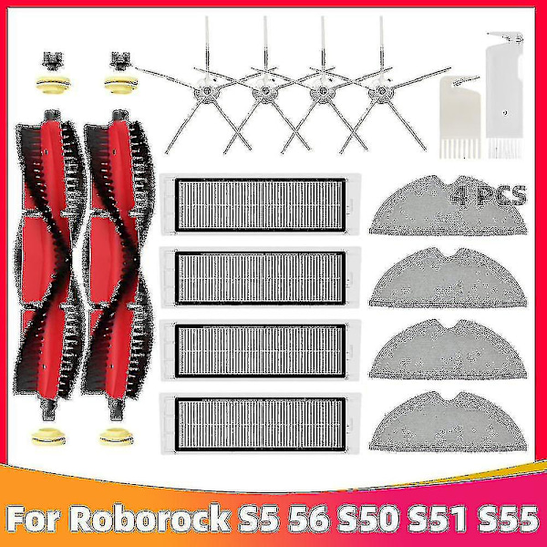 Reservdelar för Xiaomi Roborock S5 S50 Max S6 Maxv Pure E4 E5 Robotdammsugare Cl...