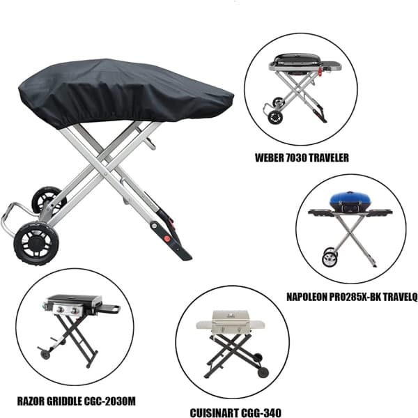 Trekk til Weber Traveller Bærbar Gassgrill 90 (100*47*25 cm)