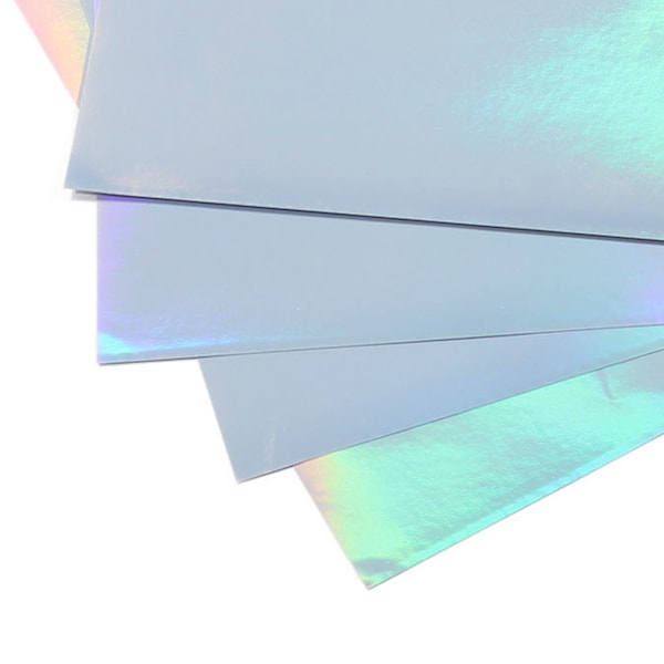 22 ark A4 Utskrivbart Holografisk Klistremerkepapir Vanntett Blekk Laserprinter Selvklebende Holografiske Klistremerkeark [ZHE]