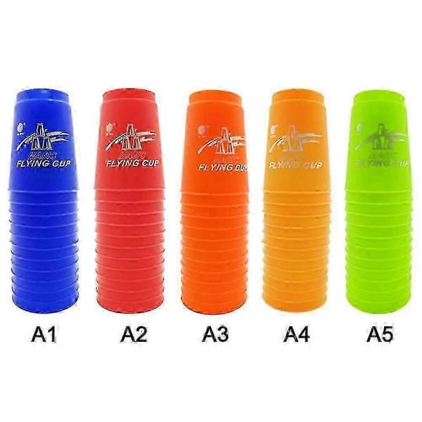 Speed Stacks Sport Stacking Cups Set, 12 Official Competition Cups, Speed Training Toy, Travel Party Game Stacking Challenge Red