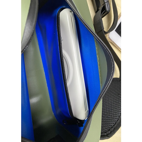 Vandtæt Luya-taske til taljen kan indsættes i stangen, lufttæt dykker multifunktionel crossbody brysttaske udendørs fiskegrej fiskestang Luya-taske