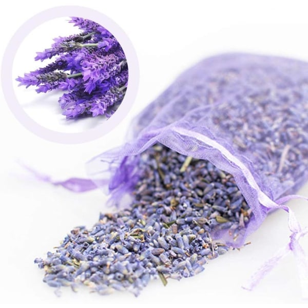 25 Tørrede Lavendelposer - Naturlige Aromatiske Lavendelblomster [ZHE]