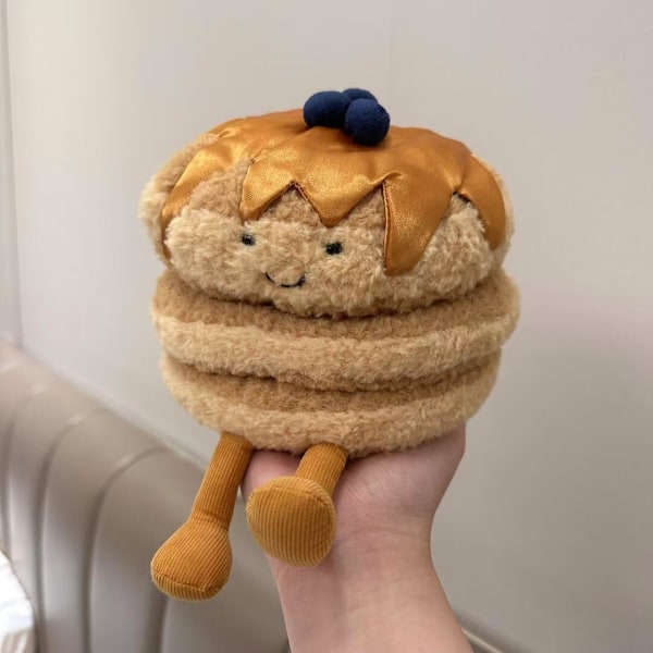 Jellycat Amuseables Fran Pannkaka Plyschleksak 18cm Söt Gåva Mjukt Gosedjur [ZHE]