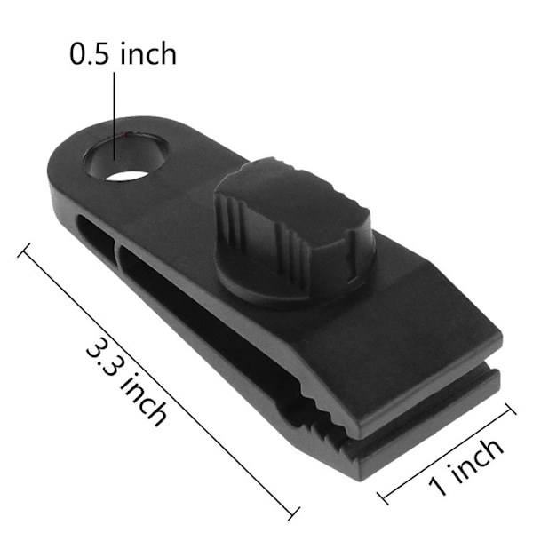 12 st presenningklämmor markisklämma för utomhustält campingmarkis