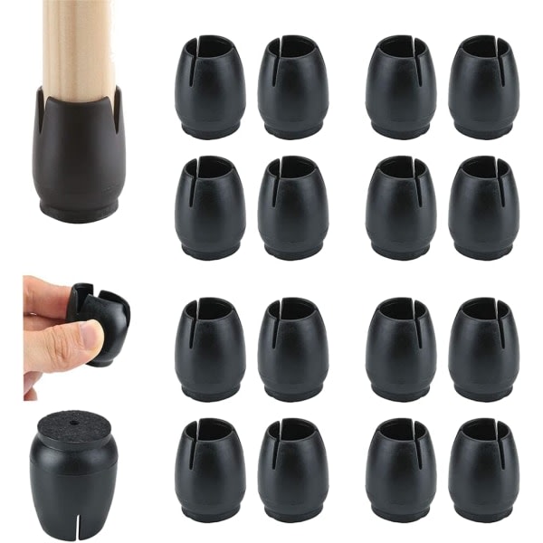 32 stk Stolbensputer, Silikon Stolsbensputer, Stolsbensputer med Filtputer, Silikon Stolsbensputer