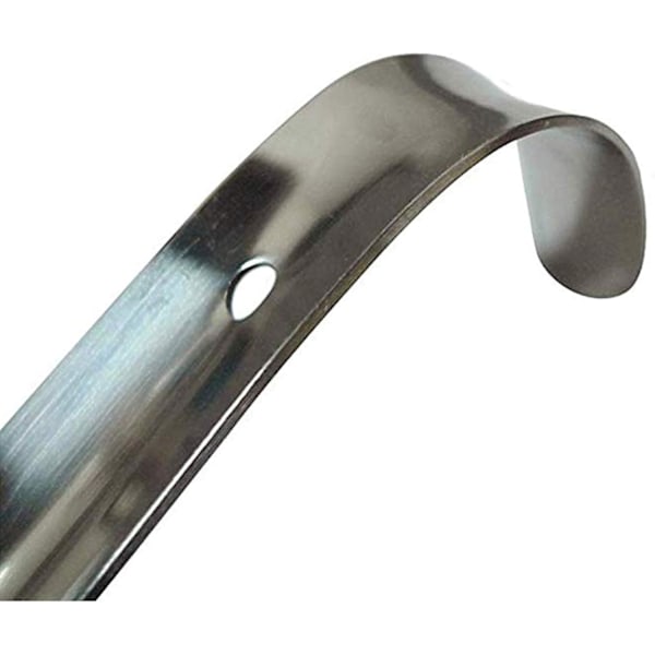 Liten metallskohorn i stål, 16 cm lang - praktisk å henge, bærbar for reiser. Perfekt for daglig bruk