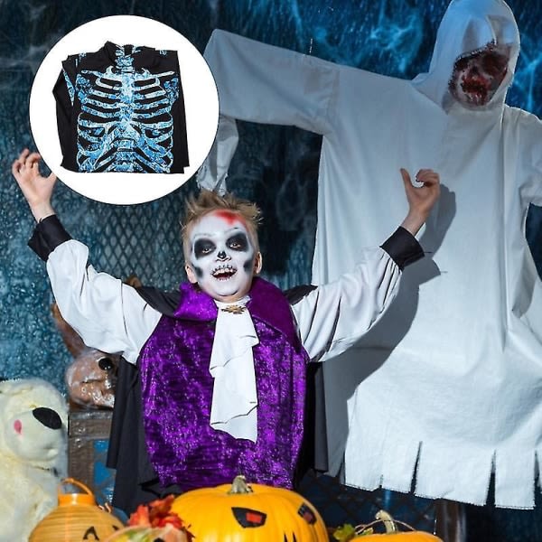 1 st Skeleton Jumpsuit för kvinnor för Halloween-dekor