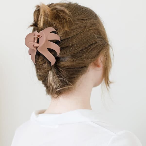 Blæksprutte hårklemme 5 stk. skridsikker klo hårtilbehør, til kvinder og piger styling