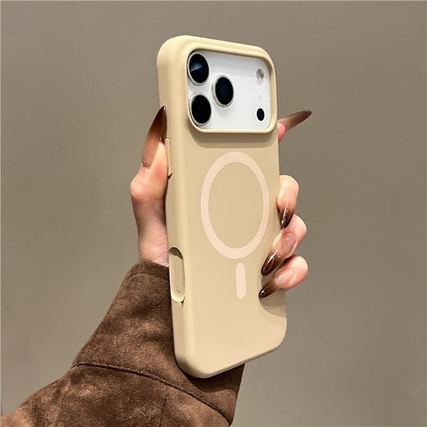 Magnetisk flydende silikonecover kompatibel med iPhone 17 Pro Max Style 7