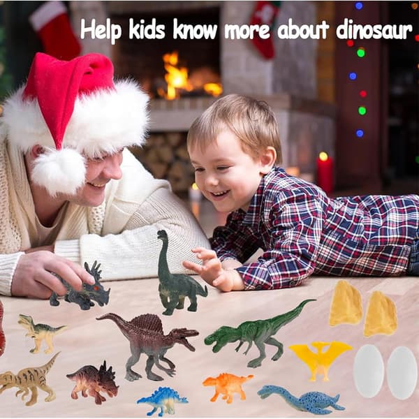 Jurassic Park Joulukalenteri 2025, jossa 24 lelua ja leikkimatto [ZHE]
