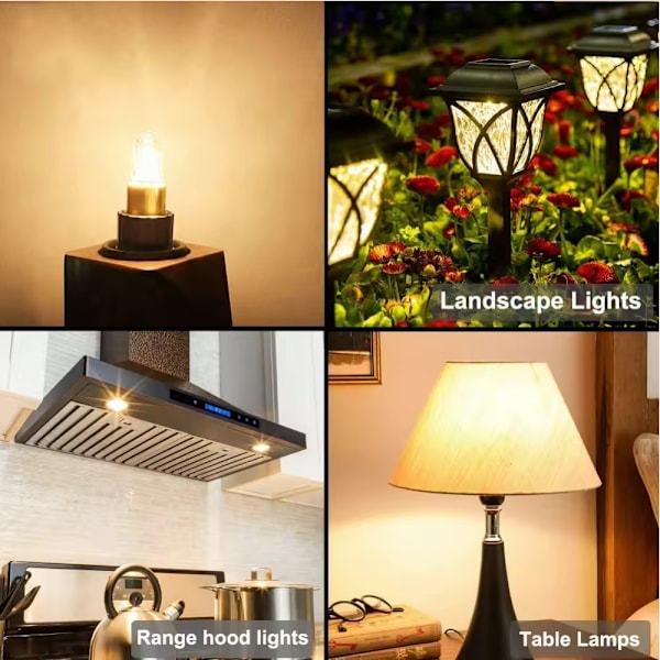 20-pakkauksen G4 halogeenivalot 10W 12V - Lämmin valkoinen