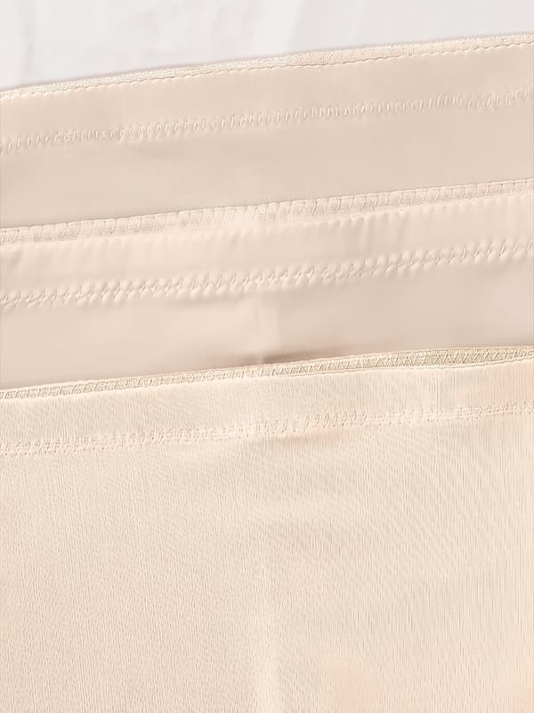3-pack sömlösa, högmidjade, kylande formande trosor med magkontroll XL Apricot
