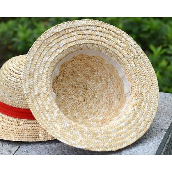 Luffy stråhat anime cosplay tilbehør