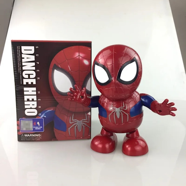 Uudet Avengers 19 cm Tanssivat Laulavat Iron Man Spider Man Interaktiivinen Leikkikalulelu Musiikki Actionhahmo Malli Kuva Joululahja Lapsille