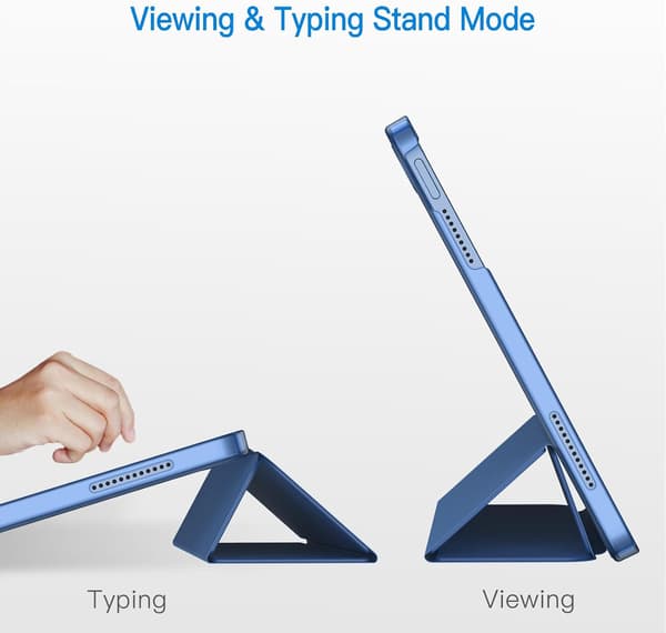 Slim Stand Case för iPad 11:e/10:e generationen (2025/2022) med Auto Wake/Sleep - Marinblå[ZHE]